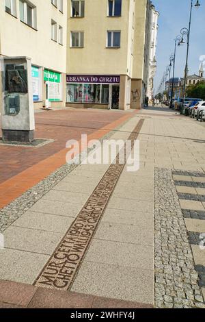 Ehemaliges jüdisches Ghetto Warschau Stockfoto