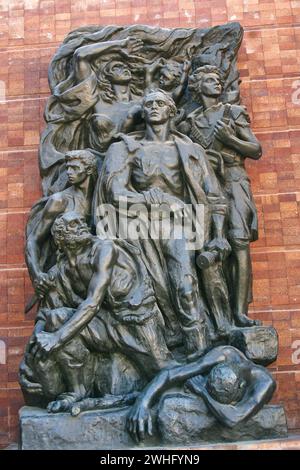 Kunstwerke auf dem Gelände von Yad Vashem in Jerusalem. Nathan Rapoport Stockfoto