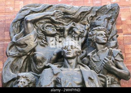 Kunstwerke auf dem Gelände von Yad Vashem in Jerusalem. Nathan Rapoport Stockfoto