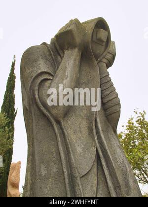 Kunstwerke auf dem Gelände von Yad Vashem in Jerusalem. Leah Michlson Stockfoto