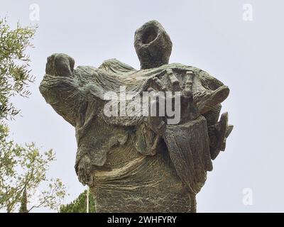 Kunstwerke auf dem Gelände von Yad Vashem in Jerusalem. Ilana Goor Stockfoto