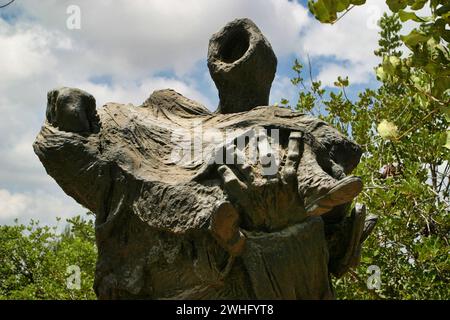 Kunstwerke auf dem Gelände von Yad Vashem in Jerusalem. Ilana Goor Stockfoto