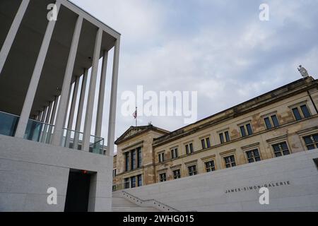 James Simon Gallery auf der Museumsinsel Berlin Stockfoto