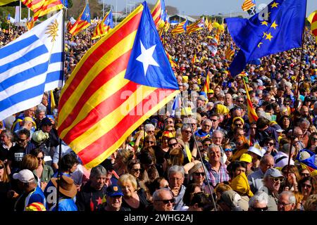 Treffen Sie die unabhängige carles Puigdelmont perpignan catalogne Stockfoto