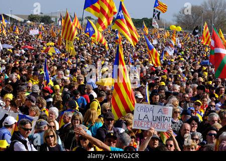 Treffen Sie die unabhängige carles Puigdelmont perpignan catalogne Stockfoto