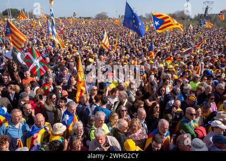 Treffen Sie die unabhängige carles Puigdelmont perpignan catalogne Stockfoto