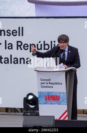 Treffen Sie die unabhängige carles Puigdelmont perpignan catalogne Stockfoto