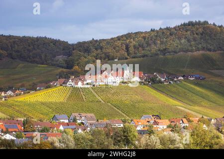 Die Gemeinde Hohenhaslach in Deutschland, Baden-WÃ¼rttemberg, Europa. Stockfoto