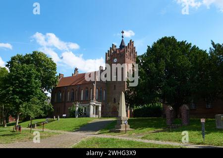 Kirche in Linum Stockfoto