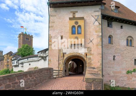 Wartburg - UNESCO-Weltkulturerbe bei Eisenach, Thüringen, Deutschland Stockfoto