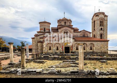 Plaosnik und St. Clements Curch, Nord-Mazedonien, Europa Stockfoto