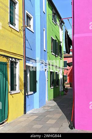 Insel Burano, Comune di Venezia, Lagune von Venedig, Italien, Italien Stockfoto