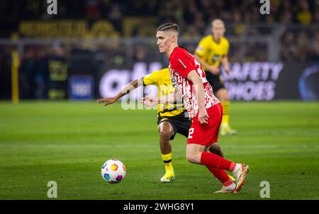 Dortmund, Deutschland. Februar 2024. Roland Sallai (SCF) Borussia Dortmund - SC Freiburg 09.02.2024 Copyright (nur für journalistische Zwecke) by : Stockfoto