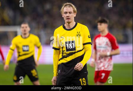 Dortmund, Deutschland. Februar 2024. Julian Brandt (BVB) Borussia Dortmund - SC Freiburg 09.02.2024 Copyright (nur für journalistische Zwecke) by : Stockfoto