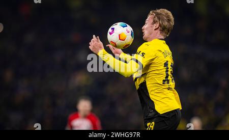 Dortmund, Deutschland. Februar 2024. Julian Brandt (BVB) Borussia Dortmund - SC Freiburg 09.02.2024 Copyright (nur für journalistische Zwecke) by : Stockfoto