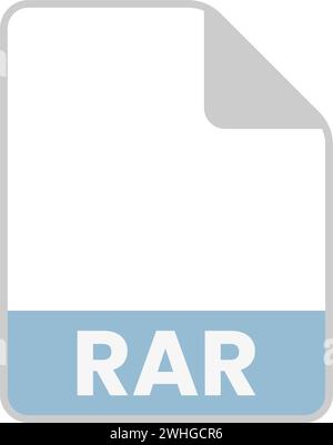 Einfache Symbole verschiedener Dateitypen Stock Vektor