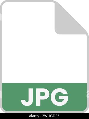 Einfache Symbole verschiedener Dateitypen Stock Vektor