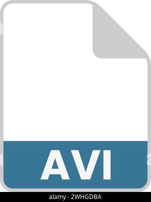 Einfache Symbole verschiedener Dateitypen Stock Vektor