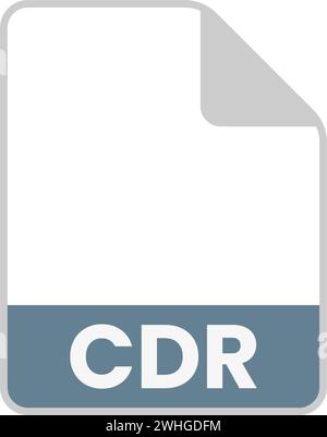 Einfache Symbole verschiedener Dateitypen Stock Vektor