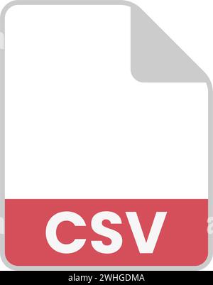 Einfache Symbole verschiedener Dateitypen Stock Vektor