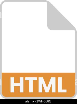 Einfache Symbole verschiedener Dateitypen Stock Vektor