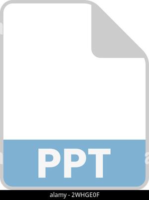 Einfache Symbole verschiedener Dateitypen Stock Vektor