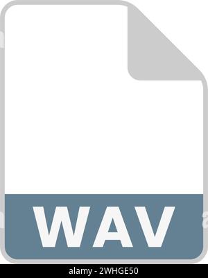 Einfache Symbole verschiedener Dateitypen Stock Vektor