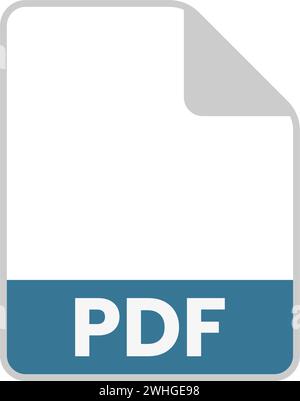 Einfache Symbole verschiedener Dateitypen Stock Vektor