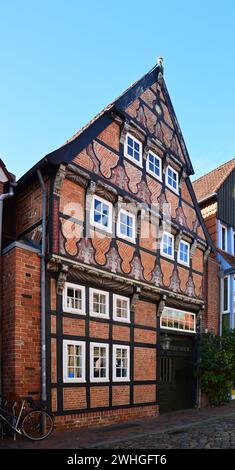 Historisches Gebäude in der alten Hansestadt Buxtehude, niedersachsen Stockfoto