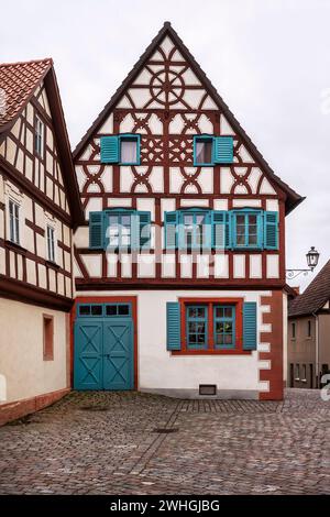 Fachwerkhaus in Sesslach Stockfoto