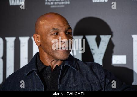 Der ehemalige Schwergewichtsmeister Mike Tyson nimmt an der Fotokonferenz vor der Pressekonferenz über seinen neuen Film „Bunny-man“ Teil Stockfoto