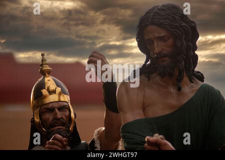 Jesus de la Esperanza von der Bruderschaft der Wunder, Karwoche von Sevilla Stockfoto