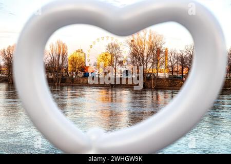 Bilder aus der Magdeburger Hauptstadt Sachsen-Anhalt Stockfoto