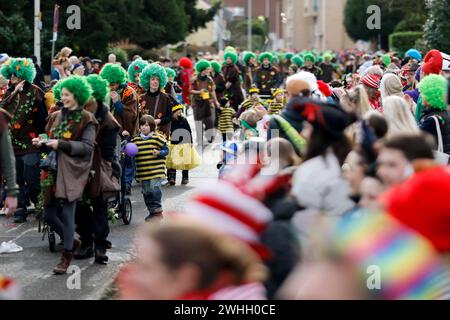 Der jährliche Karnevalszug in Frechen-Königsdorf bei Köln. Themenbild, Symbolbild Frechen, 10.02.2024 NRW Deutschland *** der jährliche Karnevalszug in Frechen Königsdorf bei Köln Themenbild, Symbolbild Frechen, 10 02 2024 NRW Deutschland Copyright: XChristophxHardtx Stockfoto