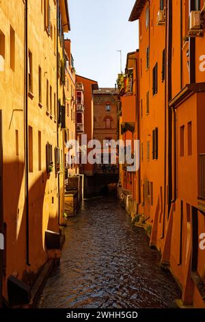 Moline-Kanal in Bologna Stockfoto