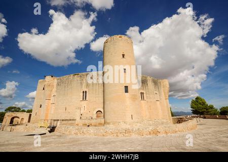 Castillo de Bellver -siglo.XIV- Stockfoto