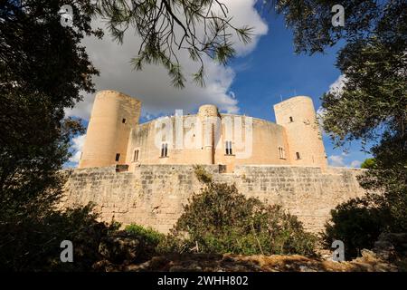 Bellver Castle - 14. Jahrhundert - Stockfoto