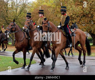 Windsor, Berkshire, Großbritannien. Oktober 2010. Militär auf dem langen Spaziergang in Windsor, Berkshire, für den Staatsbesuch seiner Hoheit des Emirs des Staates Katar, Scheich Hamad bin Khalifa Al-Thani. Kredit: Maureen McLean/Alamy Stockfoto