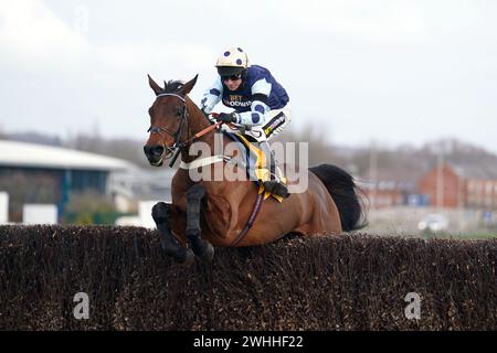 Auf der Newbury Racecourse, Berkshire. Bilddatum: Samstag, 10. Februar 2024. Stockfoto