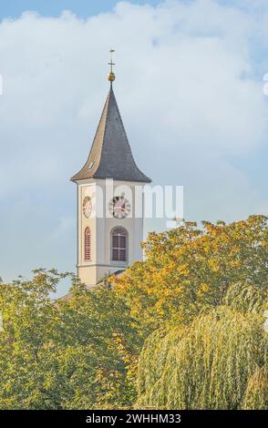 ParitÃ¤tische Kirche St. Peter und Paul Uesslingen-Buch, Schweiz Stockfoto