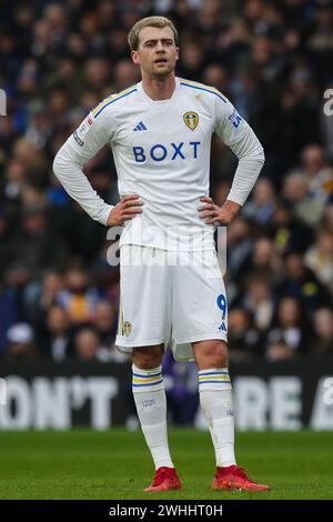 Leeds, Großbritannien. Februar 2024. Patrick Bamford von Leeds United während des Sky Bet Championship Matches Leeds United gegen Rotherham United in Elland Road, Leeds, Vereinigtes Königreich, 10. Februar 2024 (Foto: James Heaton/News Images) in Leeds, Vereinigtes Königreich am 10. Februar 2024. (Foto: James Heaton/News Images/SIPA USA) Credit: SIPA USA/Alamy Live News Stockfoto