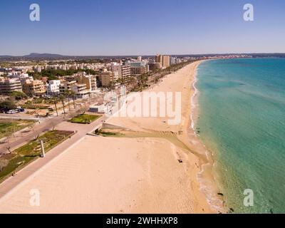 El Arenal-Playa de Palma Stockfoto