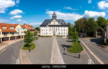 Rathaus Ballenstedt Harz Stockfoto