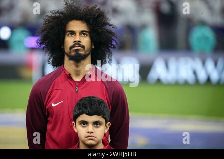 Doha, Katar, 10. Februar 2024, AFC Asian Cup Katar 2023 Finale – Katar gegen Jordanien – Eröffnungszeremonie Stockfoto