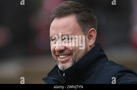 Während des Sky Bet Championship-Spiels zwischen Sunderland und Plymouth Argyle im Stadium of Light, Sunderland am Samstag, den 10. Februar 2024. (Foto: Michael Driver | MI News) Credit: MI News & Sport /Alamy Live News Stockfoto