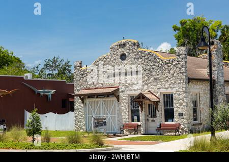 Coastal Heritage Museum in Crystal River in Florida Stockfoto