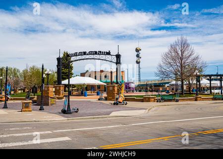 Das Verwaltungszentrum in Cheyenne, Wyoming Stockfoto