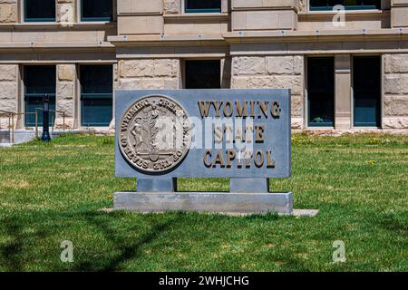 Das Verwaltungszentrum in Cheyenne, Wyoming Stockfoto