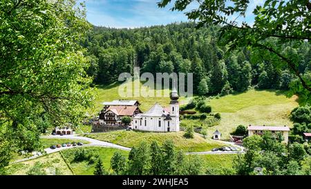 Wallfahrtskirche Maria Gern bei Berchtesgaden Stockfoto