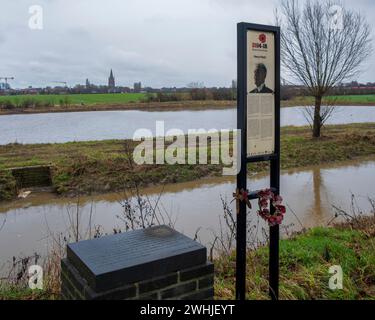 Harry Patch Memorial. Langemark-Poelkapelle, bei Ypern Stockfoto